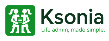 Ksonia — Life admin, made simple.